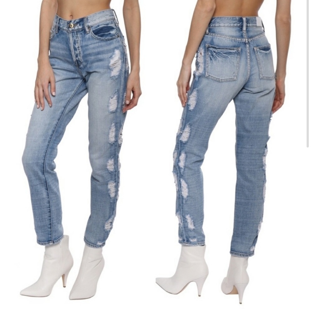 Pistola Presley Distressed Boyfriend Jeans • 27